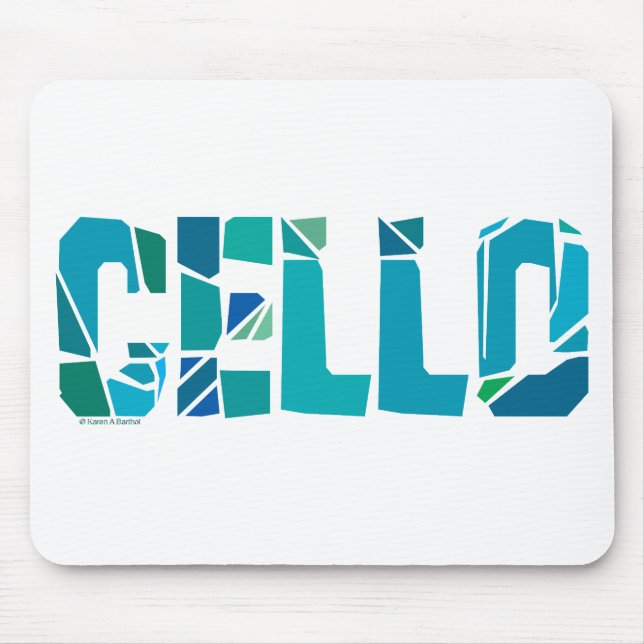 Tapis De Souris Colle fissurée (Devant)