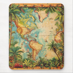 Tapis de souris - Collection Atlas Vintage Tapis d