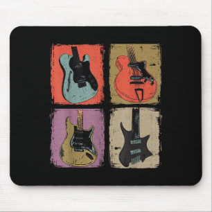 Tapis De Souris Collection de guitares électriques groupe guitaris