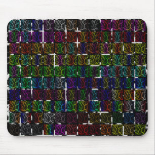 Tapis De Souris Collection de lave de l'espace fissuré