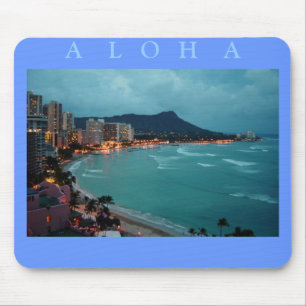 TAPIS DE SOURIS COLLECTION D'HAWAÏ ALOHA