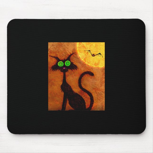 Tapis De Souris Collection Kitty de minuit (Devant)