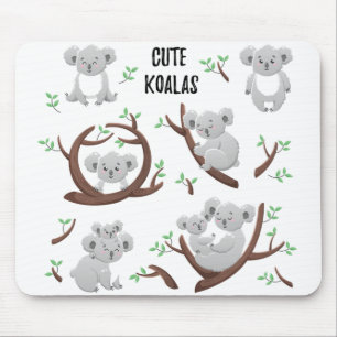 Tapis De Souris collection koala ours Cool Koala, Support Austral
