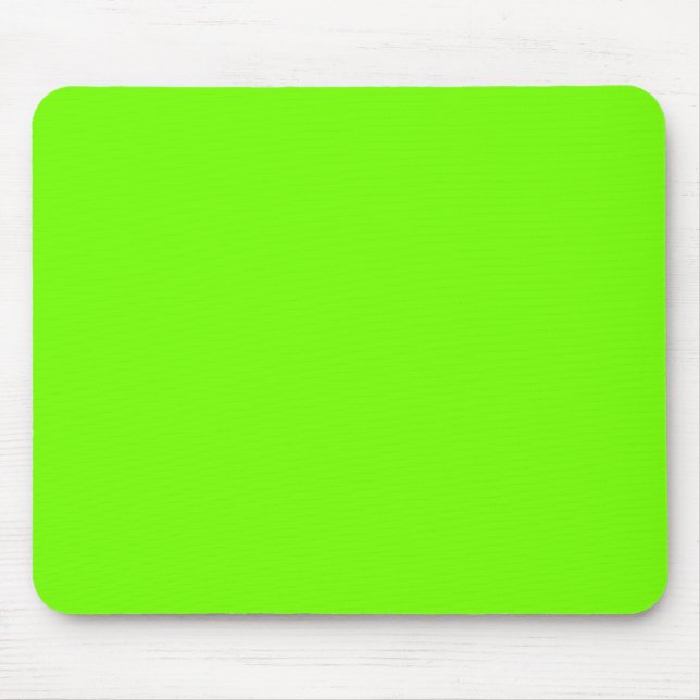 Tapis De Souris Collection Rétro Fluoro Lime-Green (Devant)