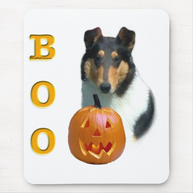 Tapis De Souris Collie Boo lisse (Devant)