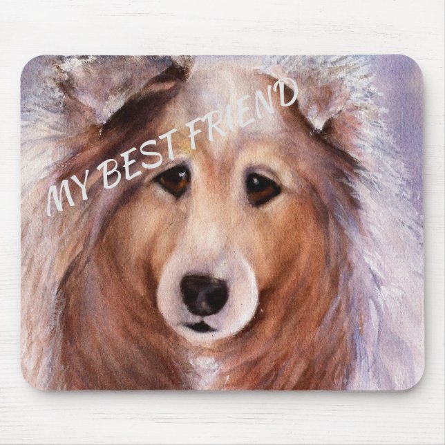 TAPIS DE SOURIS COLLIE GORGEUSE (Devant)