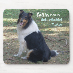 Tapis De Souris Collie: Mischief Maker