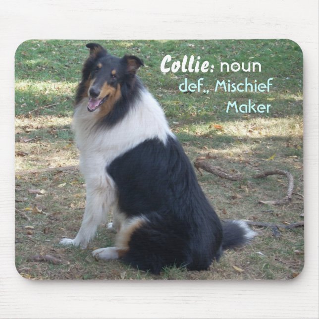 Tapis De Souris Collie: Mischief Maker (Devant)