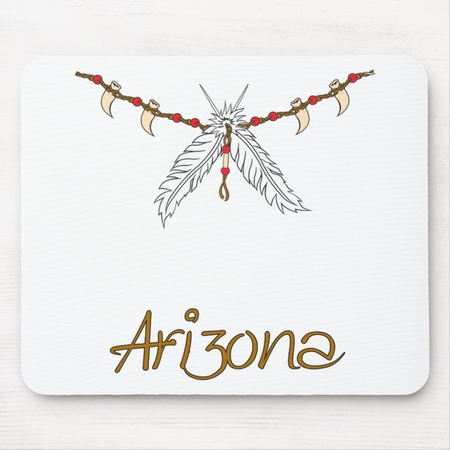 Tapis De Souris Collier en plume (Devant)