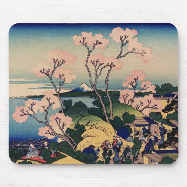 Tapis De Souris Colline de Goten-Yama, Shinagawa sur le Tōkaidō (Devant)