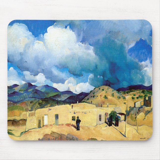 Tapis De Souris Collines vintages de Santa Fe (Devant)