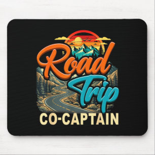 Tapis De Souris Colocataire de voyage en road trip famille de camp