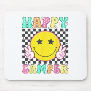 Tapis De Souris Colonie de vacances Camping heureux pour hommes fe
