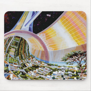 Tapis De Souris Colonie d'habitation de la station spatiale Torus
