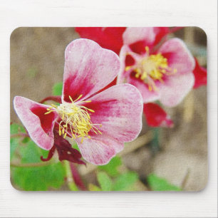 Tapis De Souris Colonne de jolies fleurs