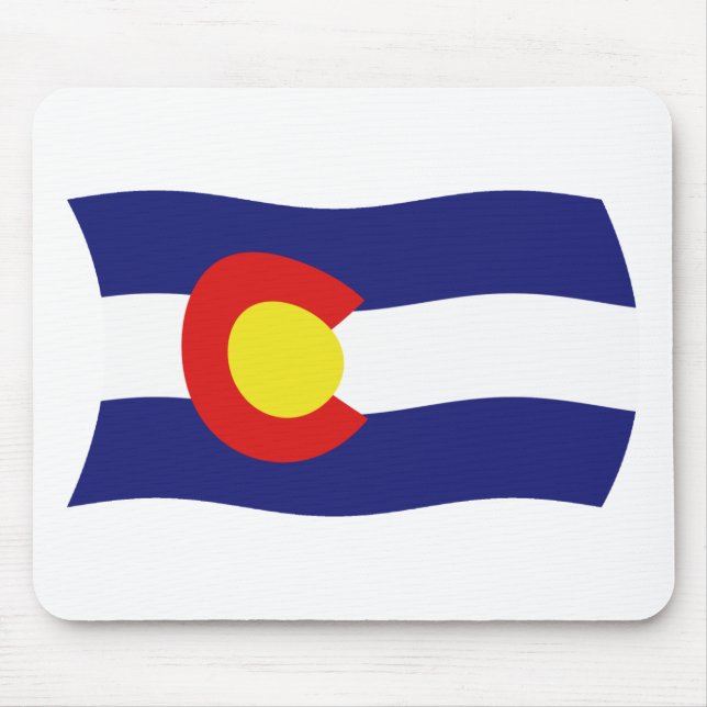 Tapis De Souris Colorado Flag Mousepad (Devant)