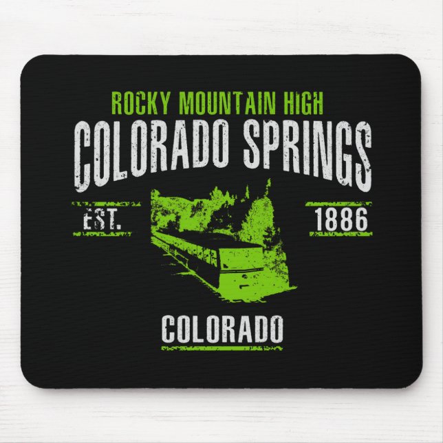 Tapis De Souris Colorado Springs (Devant)