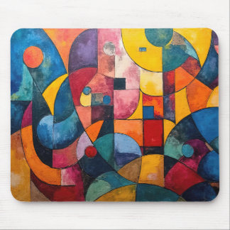 Tapis De Souris Colorcube 3 Cubisme coloré Pad souris