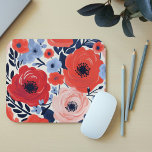 Tapis De Souris Coloré moderne Rouge Blanc Bleu Aquarelle Floral<br><div class="desc">Colorful Moderne Rouge Bleu Aquarelle Floral Souris Pad présente un design moderne de fleurs rouges et bleues sur un arrière - plan blanc. Conçu par Evco Studio www.zazzle.com/store/evcostudio</div>