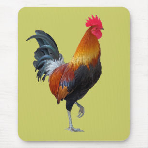 Tapis De Souris Coloré, Mousepad au coq