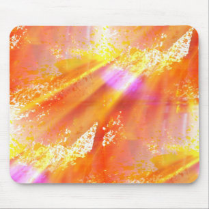 Tapis De Souris colorez le jaune sans couture d'arrière - plan