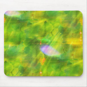 Tapis De Souris colorez le vert sans couture d'arrière - plan,
