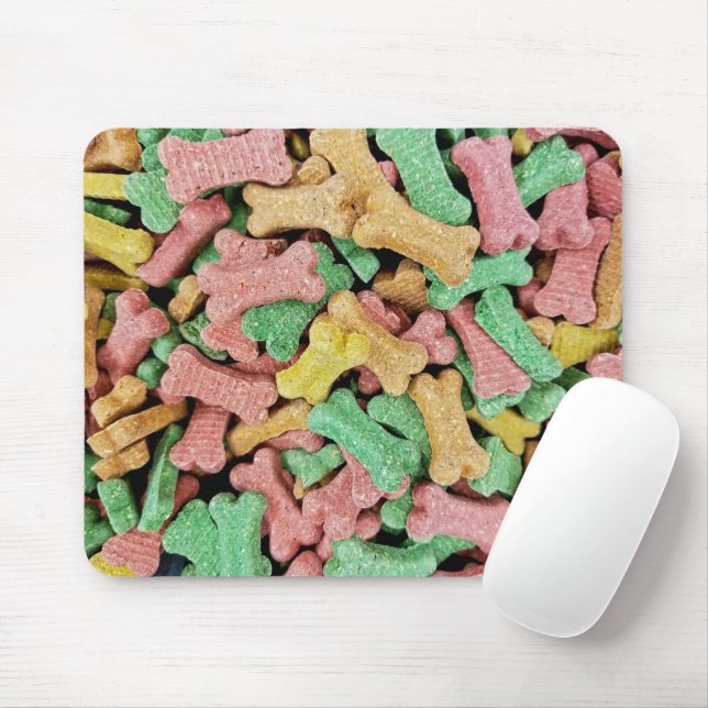 Tapis De Souris Colorfu Chien Traitements d'os (Avec souris)