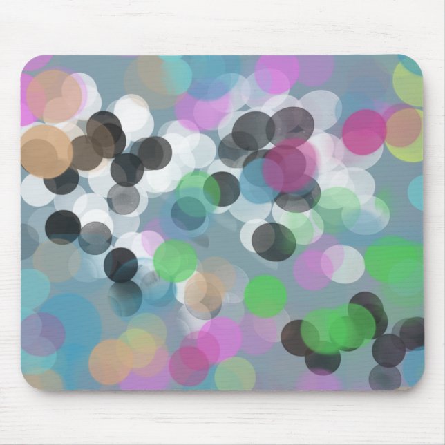Tapis De Souris Colorful Confeti (Devant)