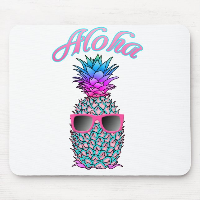 Tapis De Souris Colorful Hawaiian aloha (Devant)