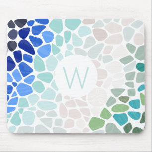 Tapis De Souris Colorful Sea Glass