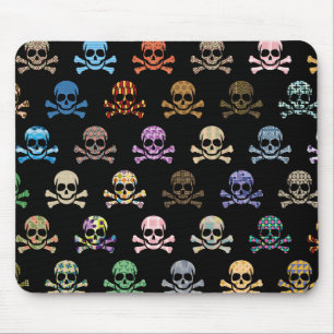 Tapis De Souris Colorful Skull
