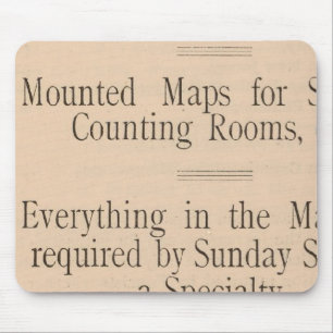 Tapis De Souris Colton's Driving and Wheeling Carte (en anglais) d