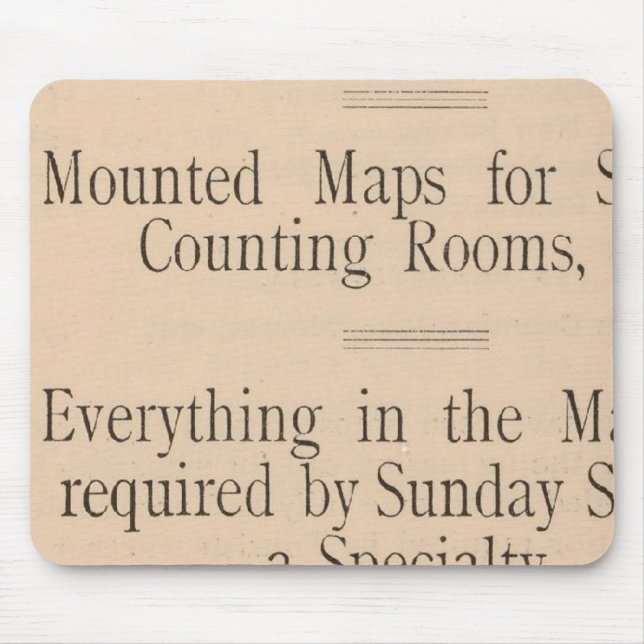 Tapis De Souris Colton's Driving and Wheeling Carte (en anglais) d (Devant)