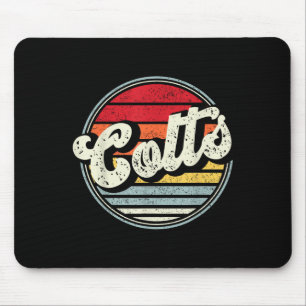 Tapis De Souris Colts Nom Vintage Retro Cadeau Hommes Femmes Garço