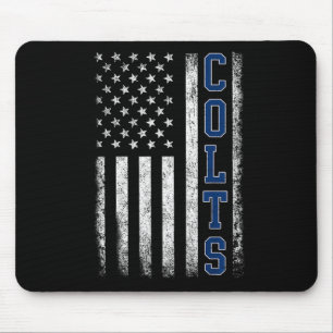 Tapis De Souris Colts Vintage Rétro Hommes Femmes Garçon Fille