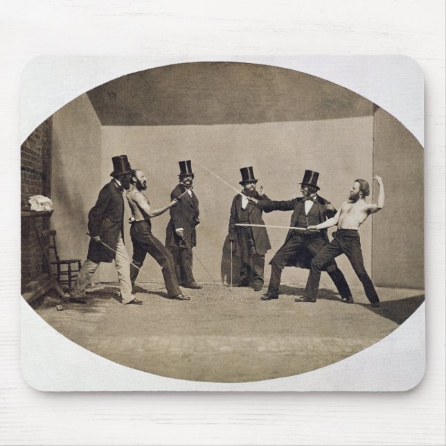 Tapis De Souris Combat en duel (photo) (Devant)