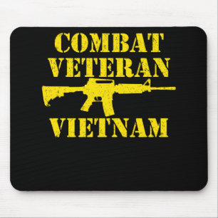 Tapis De Souris Combat vétéran Vietnam Fiers militaires