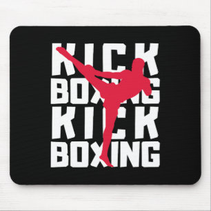Tapis De Souris Combattant de kickboxing