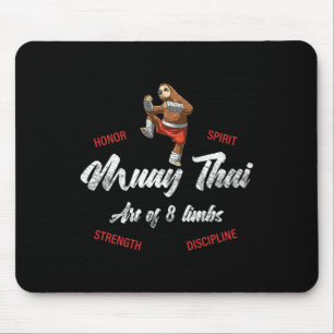Tapis De Souris Combattant de la paresse - Muay Thai Boxe Thaï et