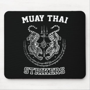 Tapis De Souris Combattant de Muay Thai Kickboxing Tigre Sak Yant