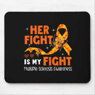 Tapis De Souris Combattre est mon combat Ms Sclérose en plaques