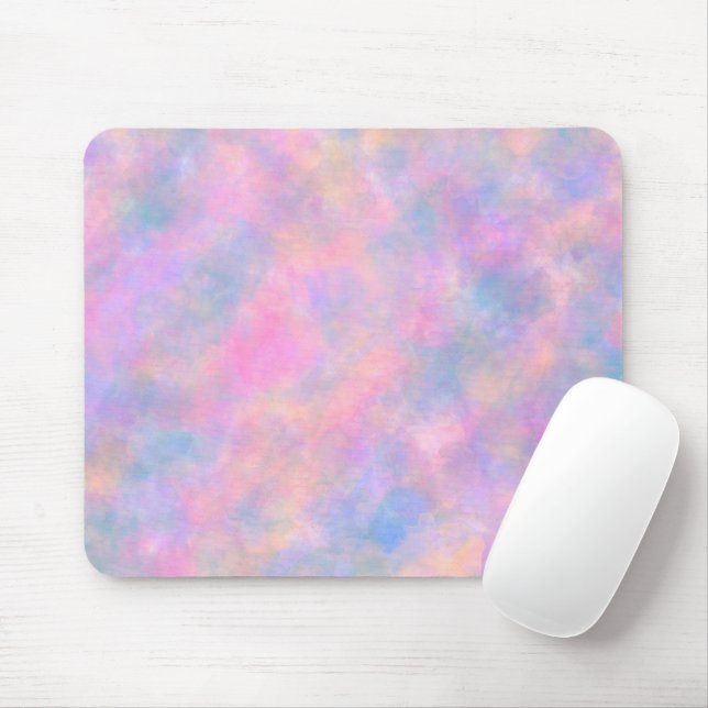 Tapis De Souris Combinaison géniale de couleurs pastel (Avec souris)