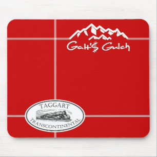 Tapis De Souris Combiné transcontinental de Gulch" et de "Taggart