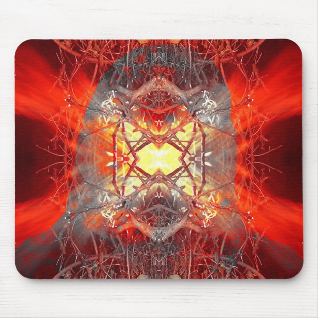 Tapis De Souris Combustion humaine spontanée (Devant)