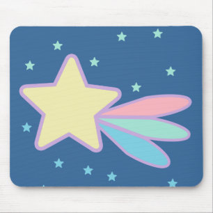 Tapis De Souris Comète Étoile Filante Mignonne