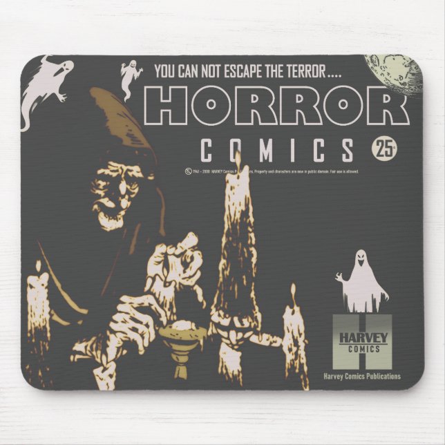 Tapis de souris Comics d'horreur  (Devant)