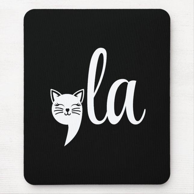 Tapis De Souris Comma La Kamala Harris - maman chat pour Kamala (Devant)
