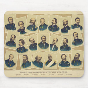 Tapis De Souris Commandants célèbres des syndicats de la guerre