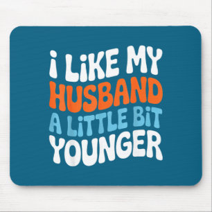 Tapis De Souris Comme l'engagement du mari fiancé couple mari femm