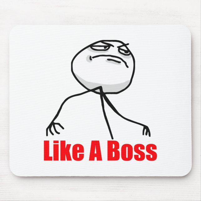 Tapis De Souris Comme un patron (Devant)